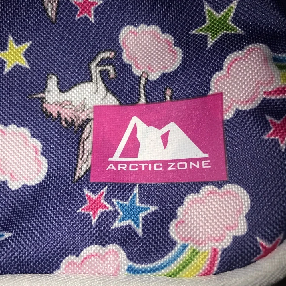 Arctic Zone Unicorn Rainbow Stars High Density Thermal Insulation Lunch Box New
